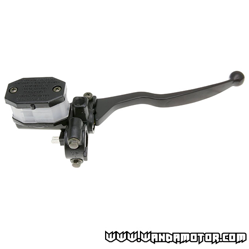 Brake cylinder with lever right hand black M10